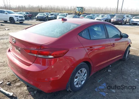 2017 Hyundai Elantra Se z USA, uszkodzony, nr VIN KMHD74LF3HU395697